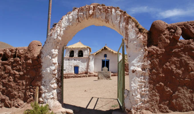 Chile - The cemetery of San Pedro de Atacama